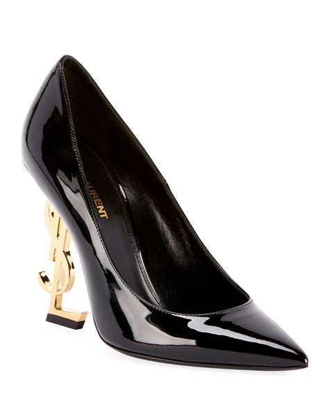 saint laurent ysl heel pump